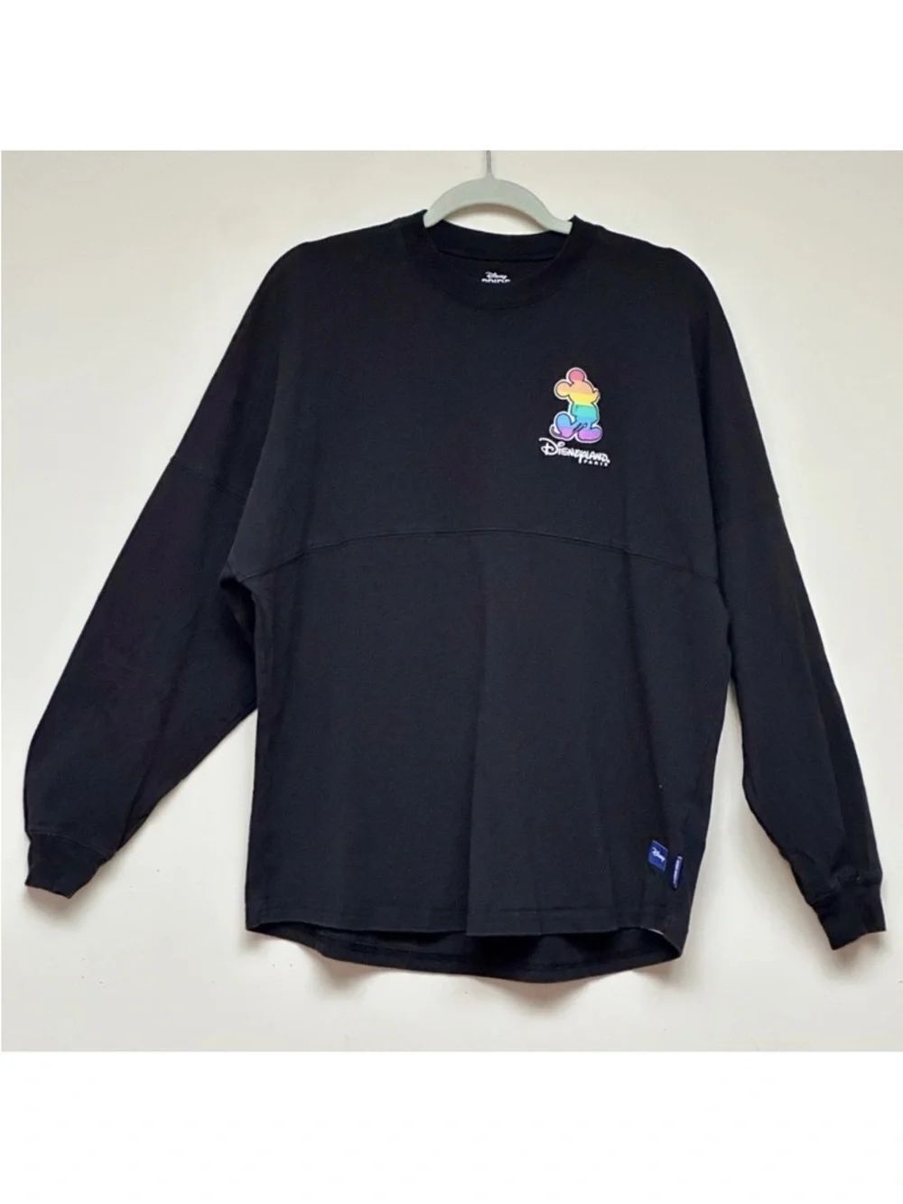 Disney Spirit Jersey Disneyland Paris Pride Rainbow Mickey Black Size Medium